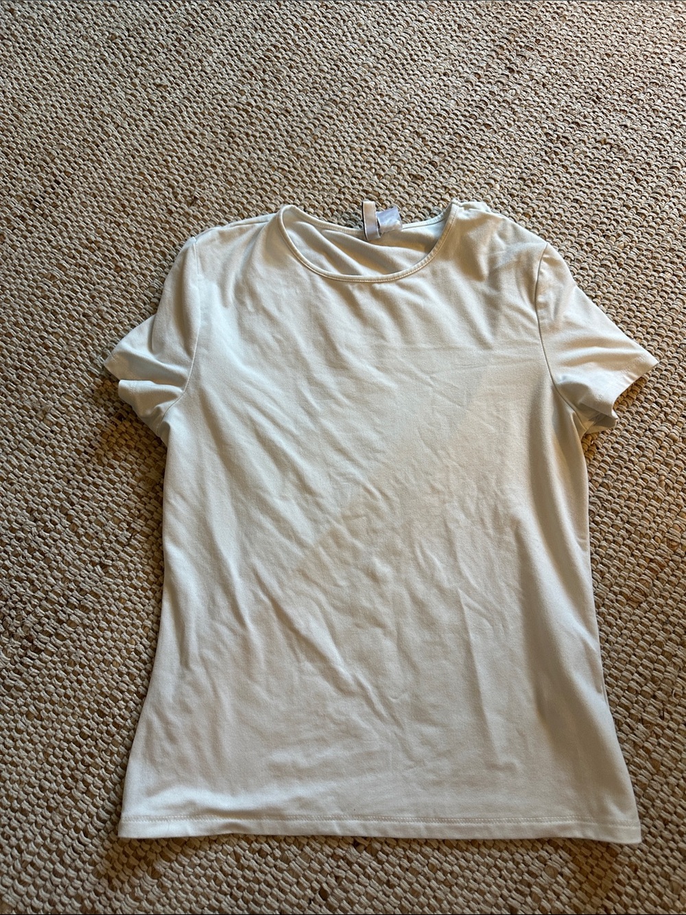 Divided Women's Cream Short Sleeve Crew Tee